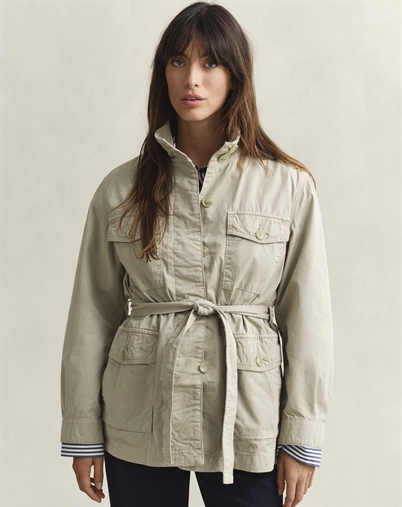 Gant - Belted Field Jakke - Country Beige